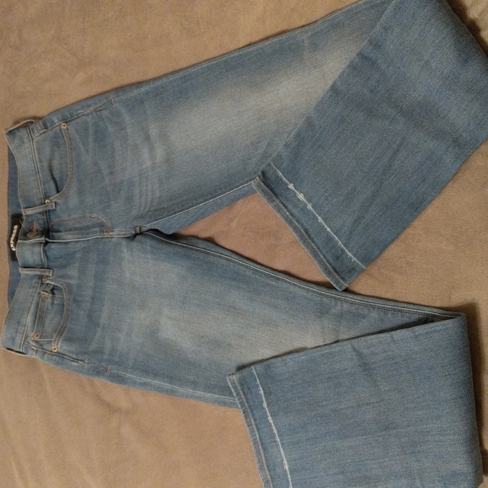 Express Barely Boot Mid-rise jeans